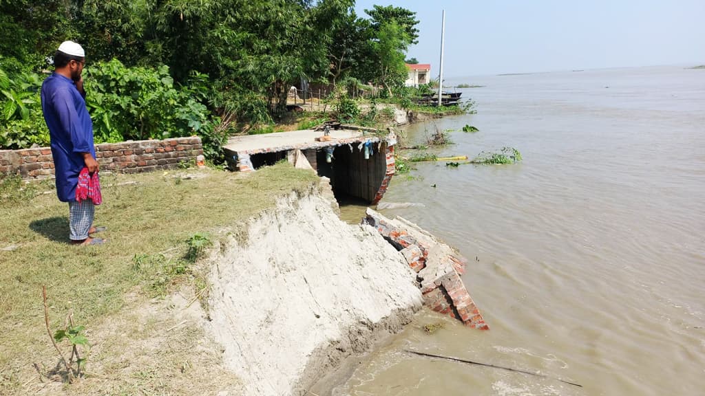 ভাঙনে দিশেহারা মানুষ, খুঁজছেন আশ্রয়স্থল