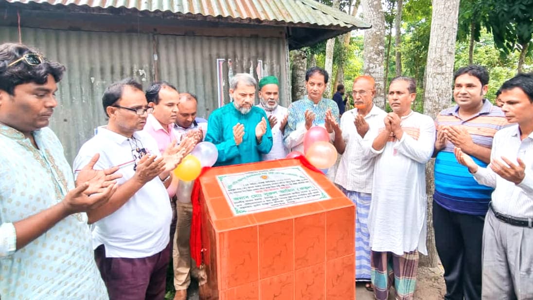 চৌদ্দ শ মিটার দীর্ঘ গ্রামীণ এইচবিবি রাস্তা উদ্বোধন