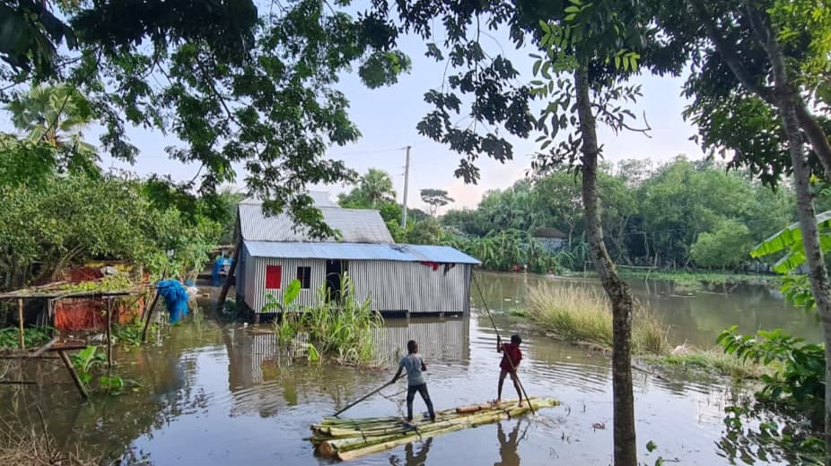 শিবচরে এক ইউনিয়নের ৬ শতাধিক মানুষ পানিবন্দী