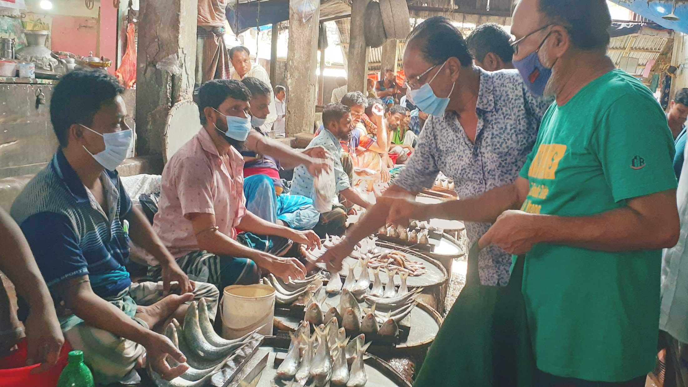 নদীতে ইলিশ নেই, বাজারে দাম চড়া