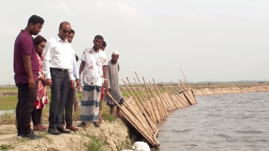 কাঁচাপাকা ধান কাটার তোড়জোড়