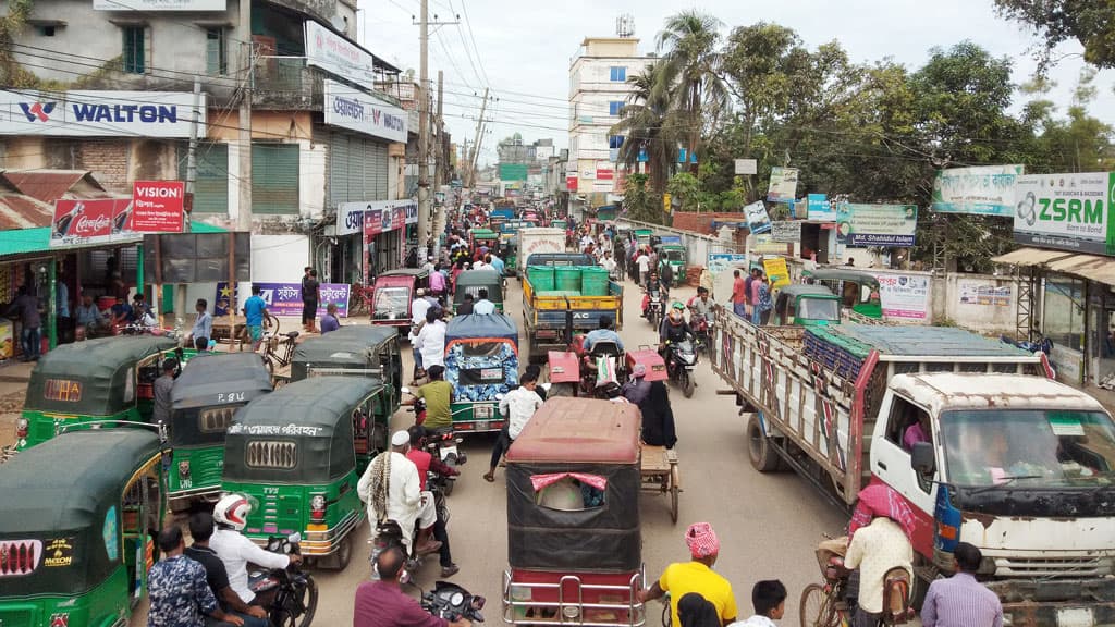 সখীপুরে নিত্যসঙ্গী যানজট