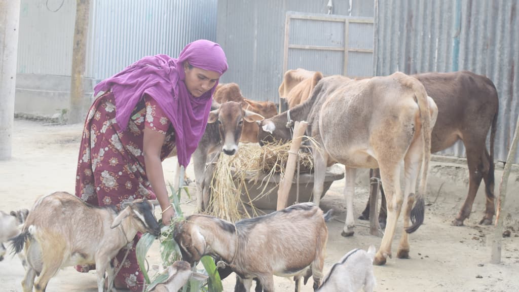 বাধা পেরিয়ে স্বাবলম্বী ফরিদা