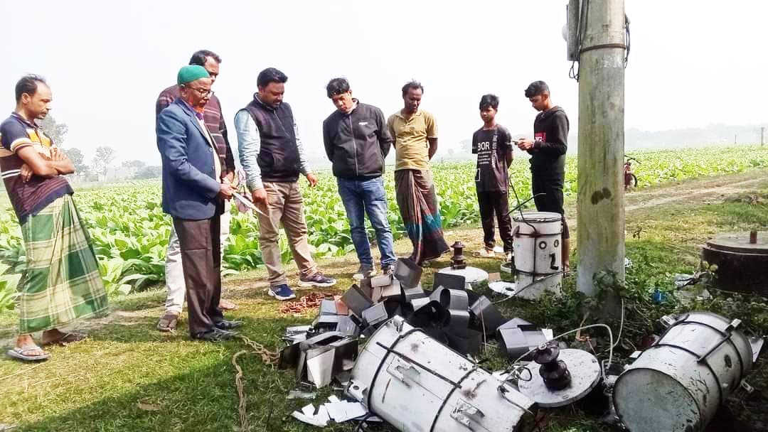 ভেড়ামারায় সেচ পাম্পের ৩টি ট্রান্সমিটার চুরি