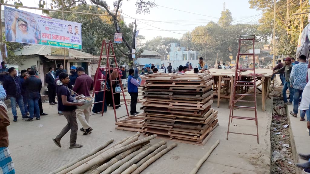 পাল্টাপাল্টি কর্মসূচিতে ১৪৪ ধারা