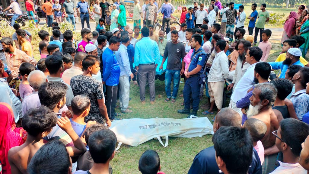 নওগাঁয় ট্রাকচাপায় ভ্যানচালক নিহত