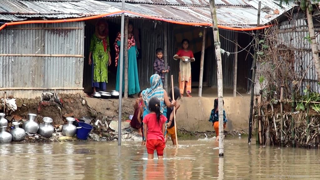 আবার ঢল, নিম্নাঞ্চল প্লাবিত