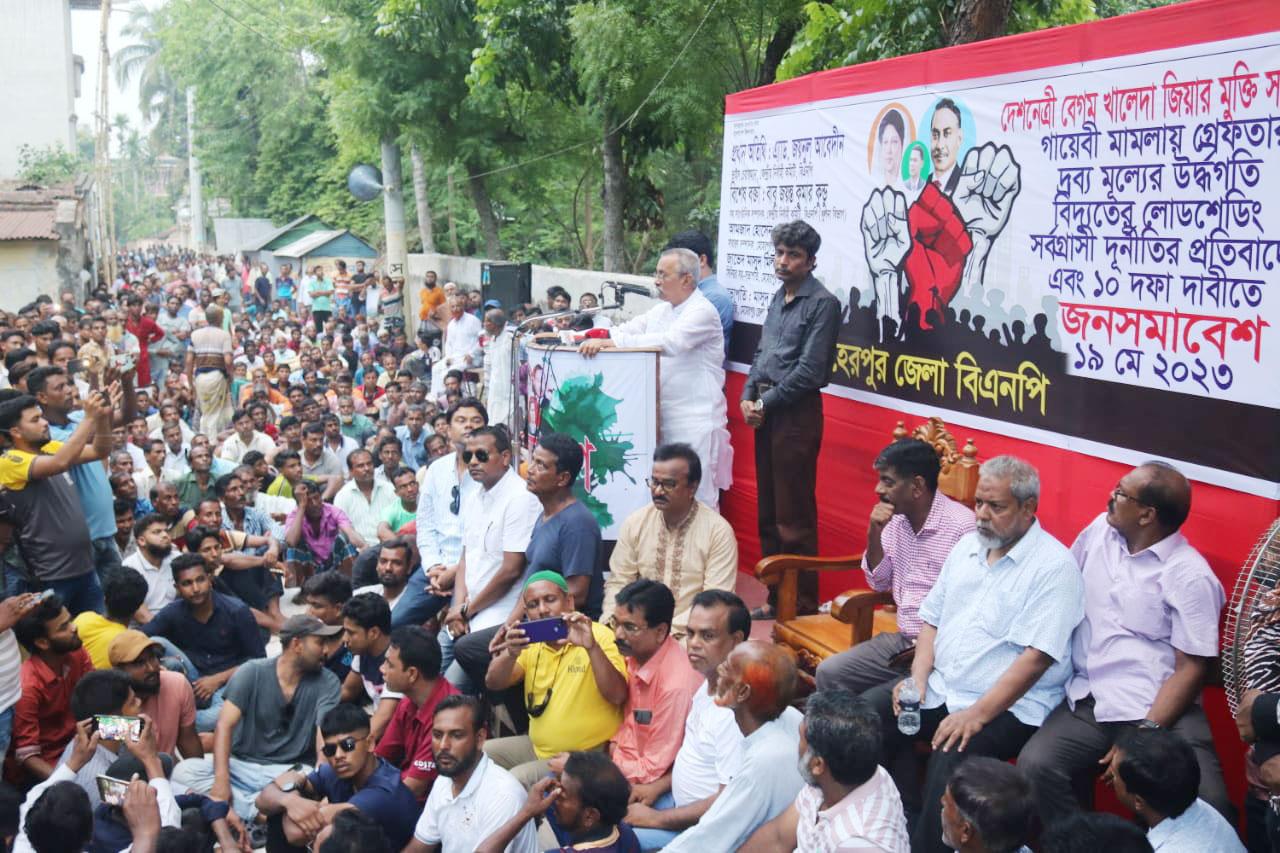 আর একটু ধাক্কা দিলেই সরকার পড়ে যাবে: জয়নুল আবেদিন