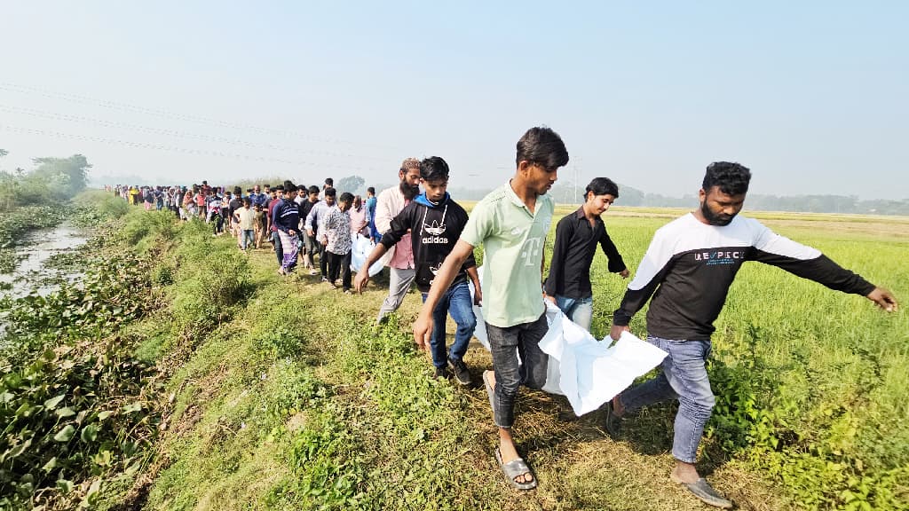 দেবীদ্বারে শুকনো বিলে পড়ে ছিল ২ যুবকের লাশ