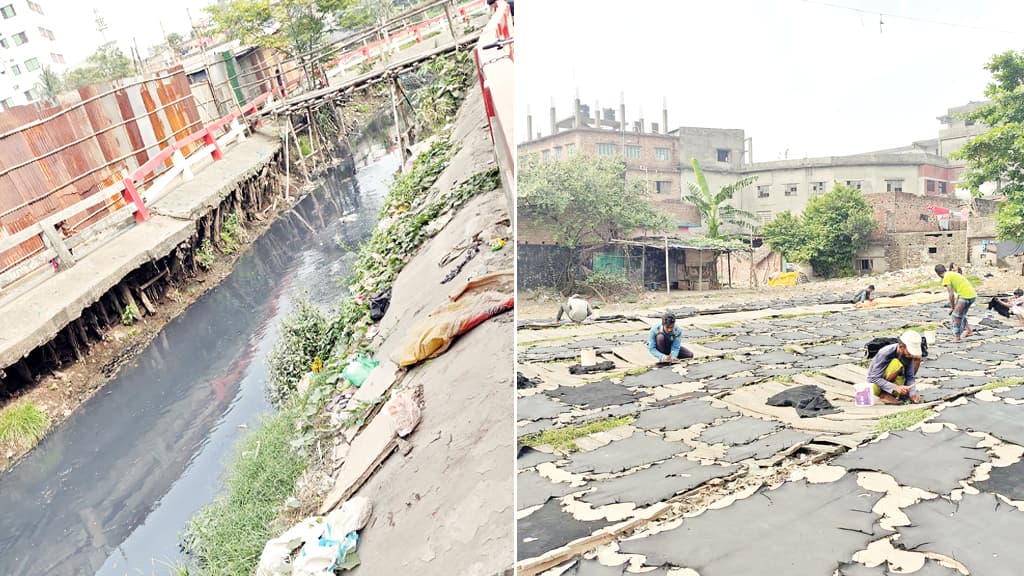 হাজারীবাগ: ট্যানারি উঠে গেলেও দুর্গন্ধ–দূষণ থেকে মুক্তি মেলেনি