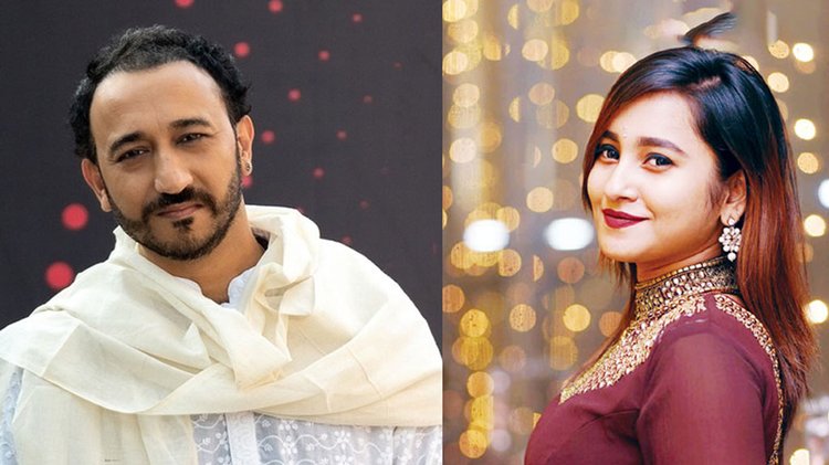 মিঠুন চক্র ও আতিয়া আনিসা। ছবি: সংগৃহীত