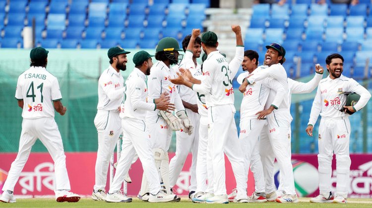 সদ্য শেষ হওয়া টেস্ট চ্যাম্পিয়নশিপ থেকে বাংলাদেশ পাচ্ছে প্রায় ৯ কোটি টাকা। ছবি: বিসিবি