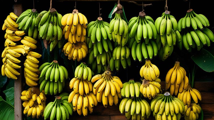 কলা কিনে এভাবে ঝুলিয়ে রাখুন। ছবি: ফ্রিপিক