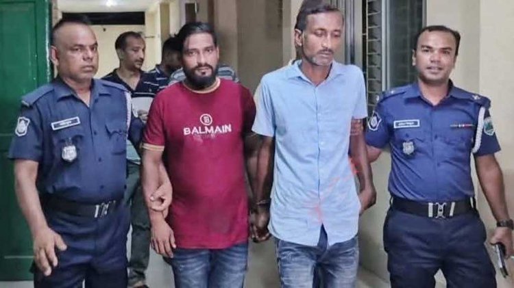 গ্রেপ্তারকৃত ব্যক্তিরা। ছবি: সংগৃহীত