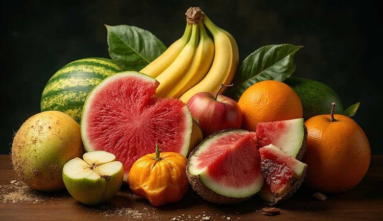 স্যুপ ও মৌসুমি ফল খান। প্রতীকী ছবিটি এআই দিয়ে তৈরি।