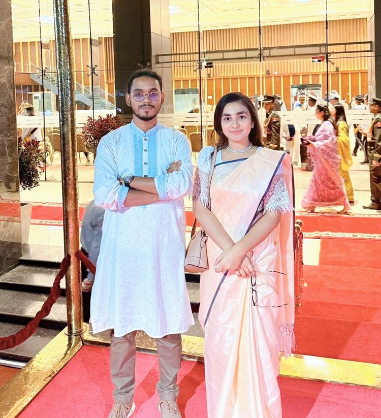 আব্দুল হান্নান মাসউদ ও শ্যামলী সুলতানা জেদনী। ছবি: সংগৃহীত