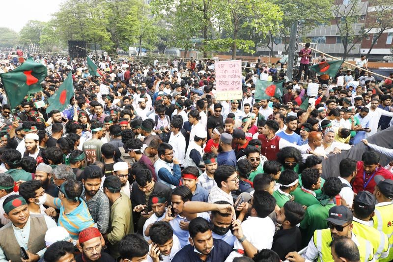 জাতীয় নাগরিক পার্টির আত্মপ্রকাশ অনুষ্ঠান শুরু, মিছিলে মুখর মানিক মিয়া অ্যাভিনিউ