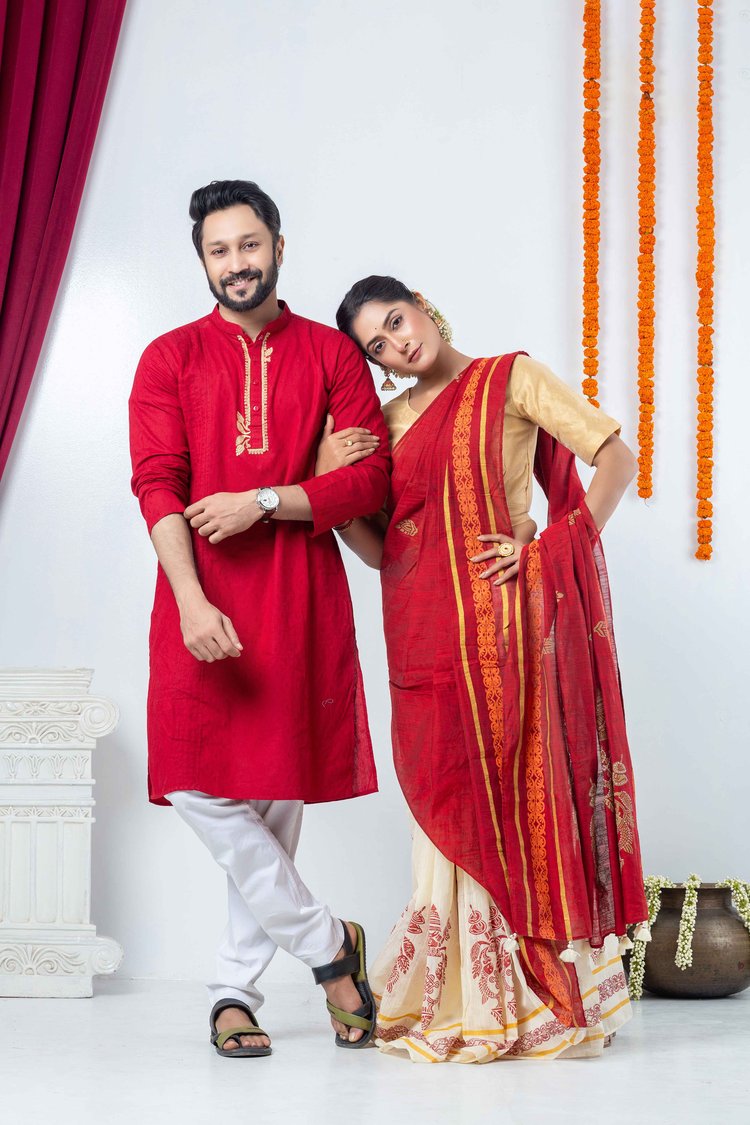 উৎসবের দিনগুলোতে উজ্জ্বল ও প্রাণবন্ত রং দারুণ দেখায়। ছবি সৌজন্য: রঙ বাংলাদেশ