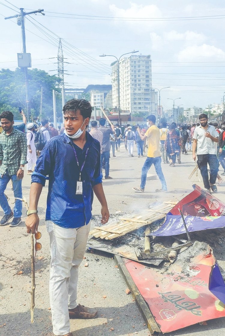 জুলাই আন্দোলনে অংশ নিয়েছিলেন ফারহান ইবতেশাম জয়।