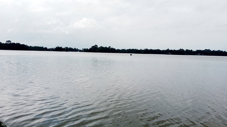 রাজনগর উপজেলার বন্যাকবলিত এলাকা। ছবি: আজকের পত্রিকা