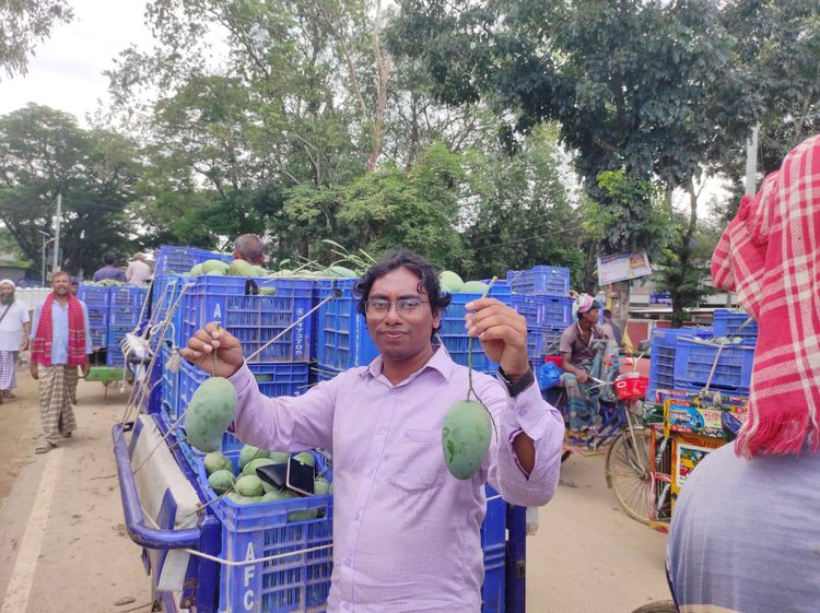 নওগাঁর সাপাহারে আয়োজিত হবে দুই দিন ব্যাপী ম্যাঙ্গো ফেস্টিভ্যাল। ছবি: আজকের পত্রিকা