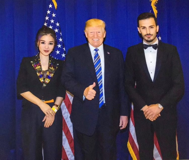 মার্কিন প্রেসিডেন্ট ডোনাল্ড ট্রাম্পের সঙ্গেই সাক্ষাৎ করেছিলেন ইউ ওয়েনহং। ছবি: বাইডু