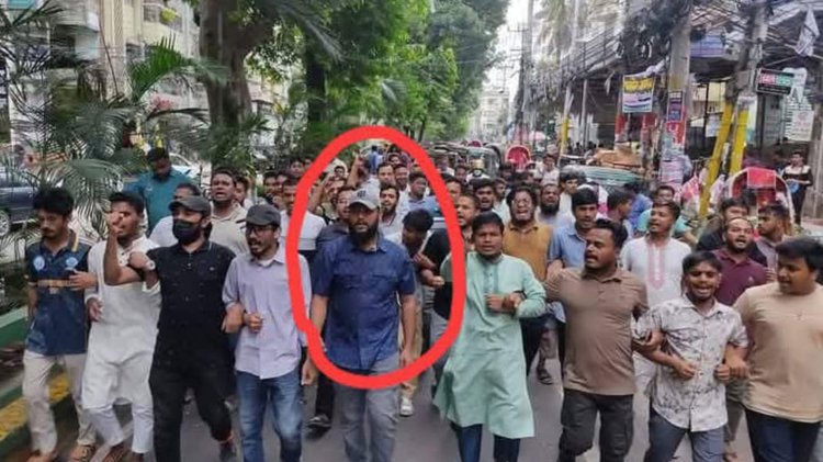 ‘শিবিরের লোক’ হিসেবে পরিচিত আকাশ চৌধুরীকে দেখা যায় বিভিন্ন কর্মসূচিতে। ছবি: সংগৃহীত