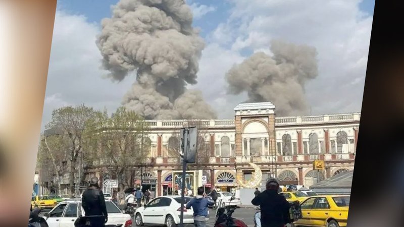 তেহরানে ধোঁয়া উড়ছে