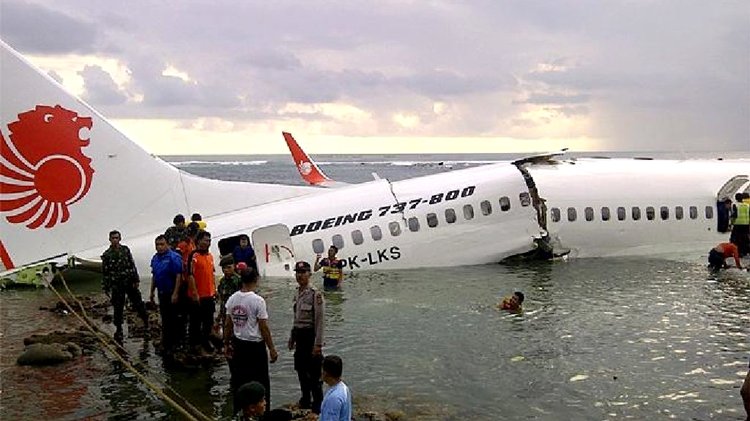 ২০১৮ সালে জাকার্তায় দুর্ঘটনায় পড়া বোয়িং ৭৩৭ ম্যাক্স বিমান। ছবি: সংগৃহীত