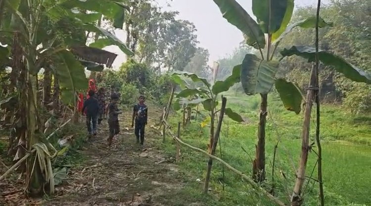 ঝিনাইদহের শৈলকুপার রামচন্দ্রপুর ত্রিবেণী শ্মশান খাল এলাকায় ২০০৩ সালের ৪ ডিসেম্বর ৫ চরমপন্থী নেতাকে গুলি ও গলা কেটে হত্যা করা হয়। ছবি: আজকের পত্রিকা