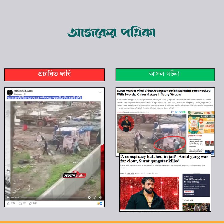 কম্পেরিজন: আজকের পত্রিকা
