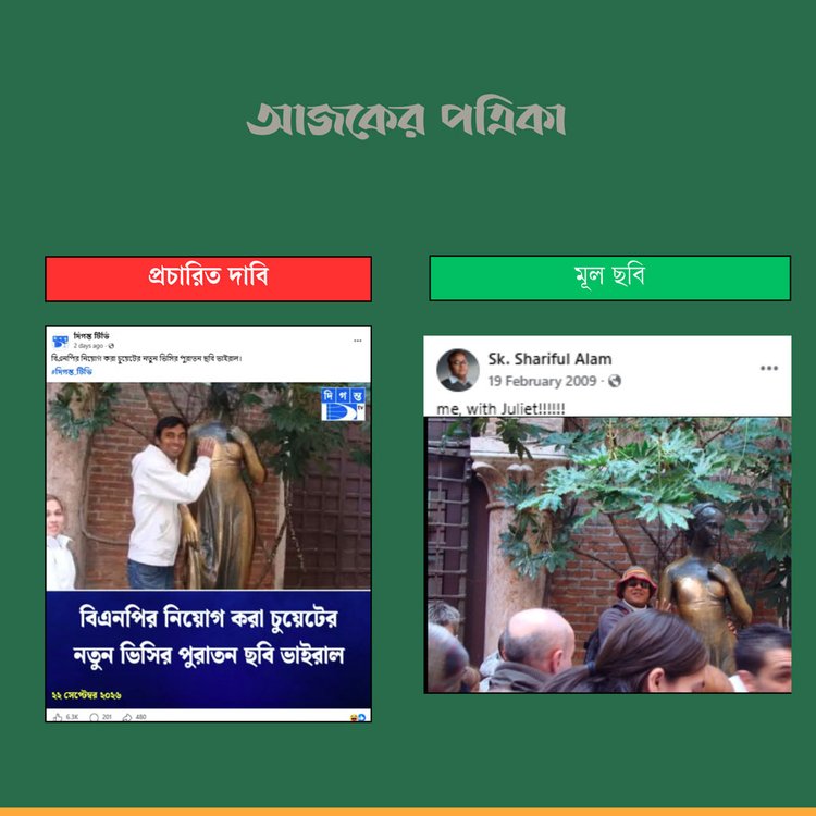 কম্পেরিজন: আজকের পত্রিকা