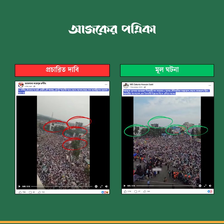কম্পেরিজন: আজকের পত্রিকা