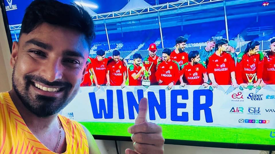 বাংলাদেশের এমন আনন্দের মুহূর্তে না থেকেও ছিলেন লিটন