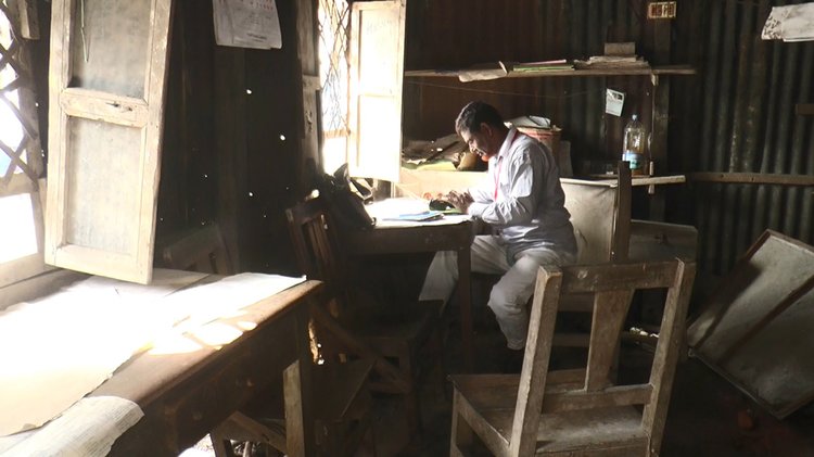 কুলপদ্বী এলাকার ডাকঘর। ছবি: আজকের পত্রিকা