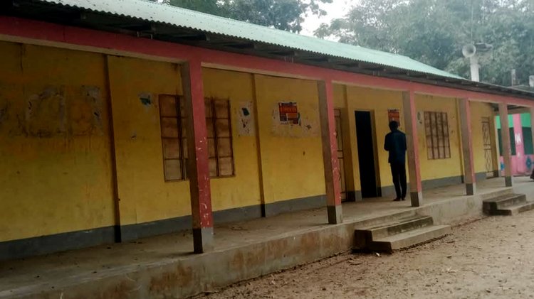 ময়মনসিংহের হালুয়াঘাটে গোরকপুর শহরুল উলুম দাখিল মাদ্রাসা। ছবি: সংগৃহীত