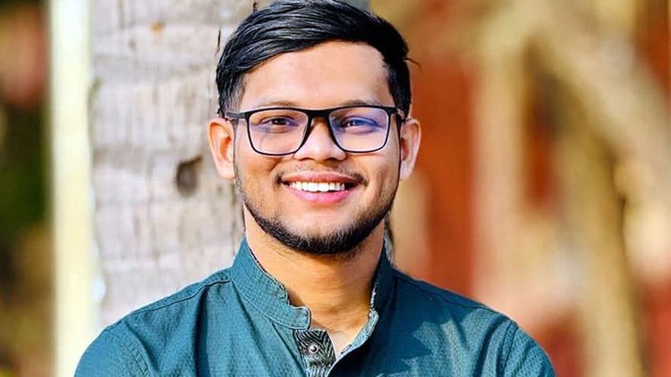 জাতীয় ছাত্রশক্তির নবনির্বাচিত সভাপতি আবু বাকের মজুমদার। ছবি: সংগৃহীত