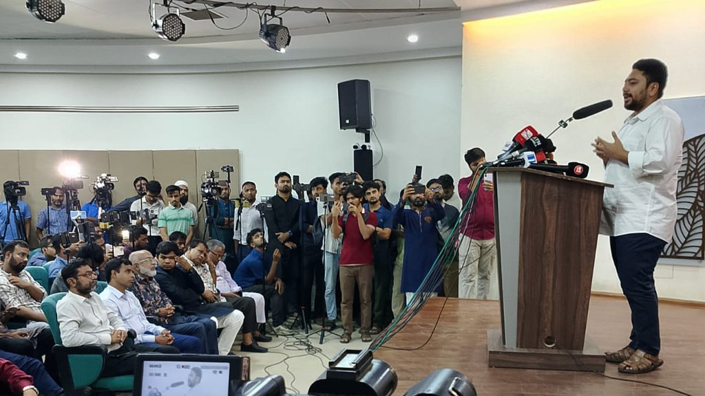 জুলাই সনদে কোনো নোট অব ডিসেন্ট থাকবে না: নাহিদ ইসলাম