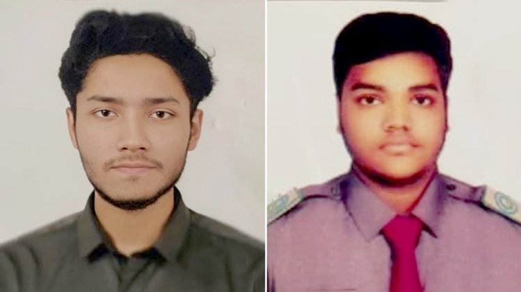 নিখোঁজ চবি শিক্ষার্থী আসিফ আহমেদ ও অরিত্র হাসান (বাঁ থেকে)। ছবি: সংগৃহীত