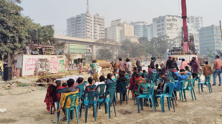 আজ শুক্রবার বাংলাদেশ গাছ রক্ষা আন্দোলন ‘পান্থকুঞ্জে গাইবে পাখি’ ব্যানারে এই সংগীত অনুষ্ঠানের আয়োজন করে। ছবি: আজকের পত্রিকা