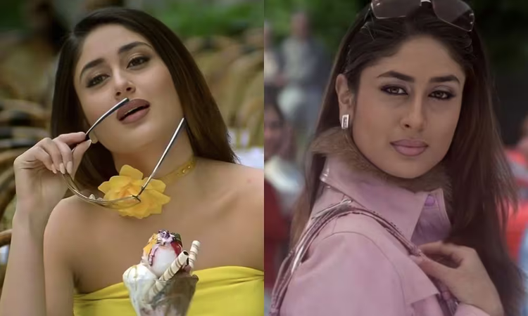 কারিনা কাপুর ‘কাভি খুশি কাভি গম’ সিনেমার পূজা চরিত্রে অভিনয় করেছিলেন। ছবি: ফেমিনা