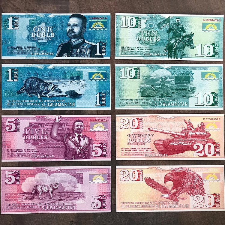 স্লোজামাস্তানে এখন নিজস্ব মুদ্রা চালু হয়েছে। ছবি: ফেসবুক