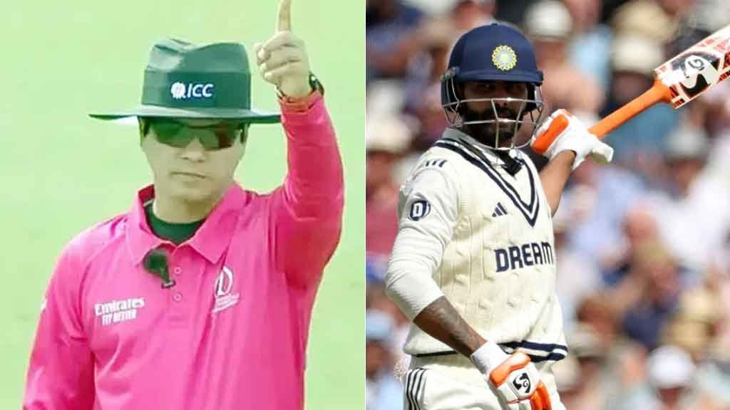 ভুল করার পর জাদেজাকে কী বলে সতর্ক করেছেন বাংলাদেশের আম্পায়ার