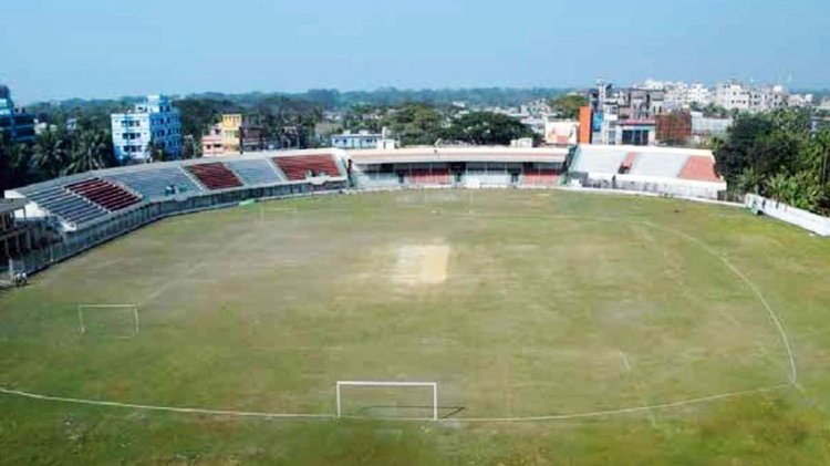 চাঁদপুর জেলা স্টেডিয়াম। ছবি: আজকের পত্রিকা