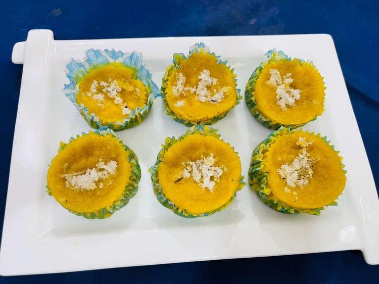 তালের স্পঞ্জ কেক। ছবি: আফরোজা খানম মুক্তা