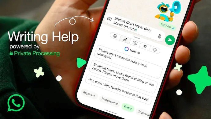 হোয়াটসঅ্যাপে বার্তা লিখে দেবে এআই