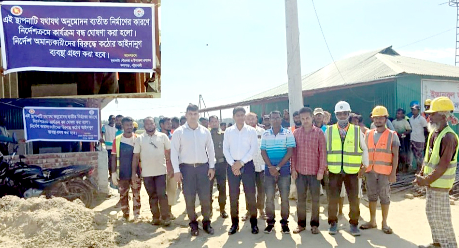 অনুমোদন না থাকায় কুয়াকাটার হোটেল ‘ইস্তানবুলের’ নির্মাণকাজ বন্ধ