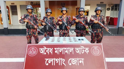 পানছড়ি সীমান্তে সাবমেশিনগান ও ১০০ রাউন্ড গুলি উদ্ধার