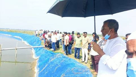 চাঁদপুরে ৪০০ একর কৃষিজমি দখল করে মাটি বিক্রির অভিযোগ, উচ্ছেদ অভিযান