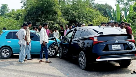 জৈন্তাপুরে সড়ক দুর্ঘটনায় তিন মাসের শিশুসহ দুজন নিহত, আহত ৫